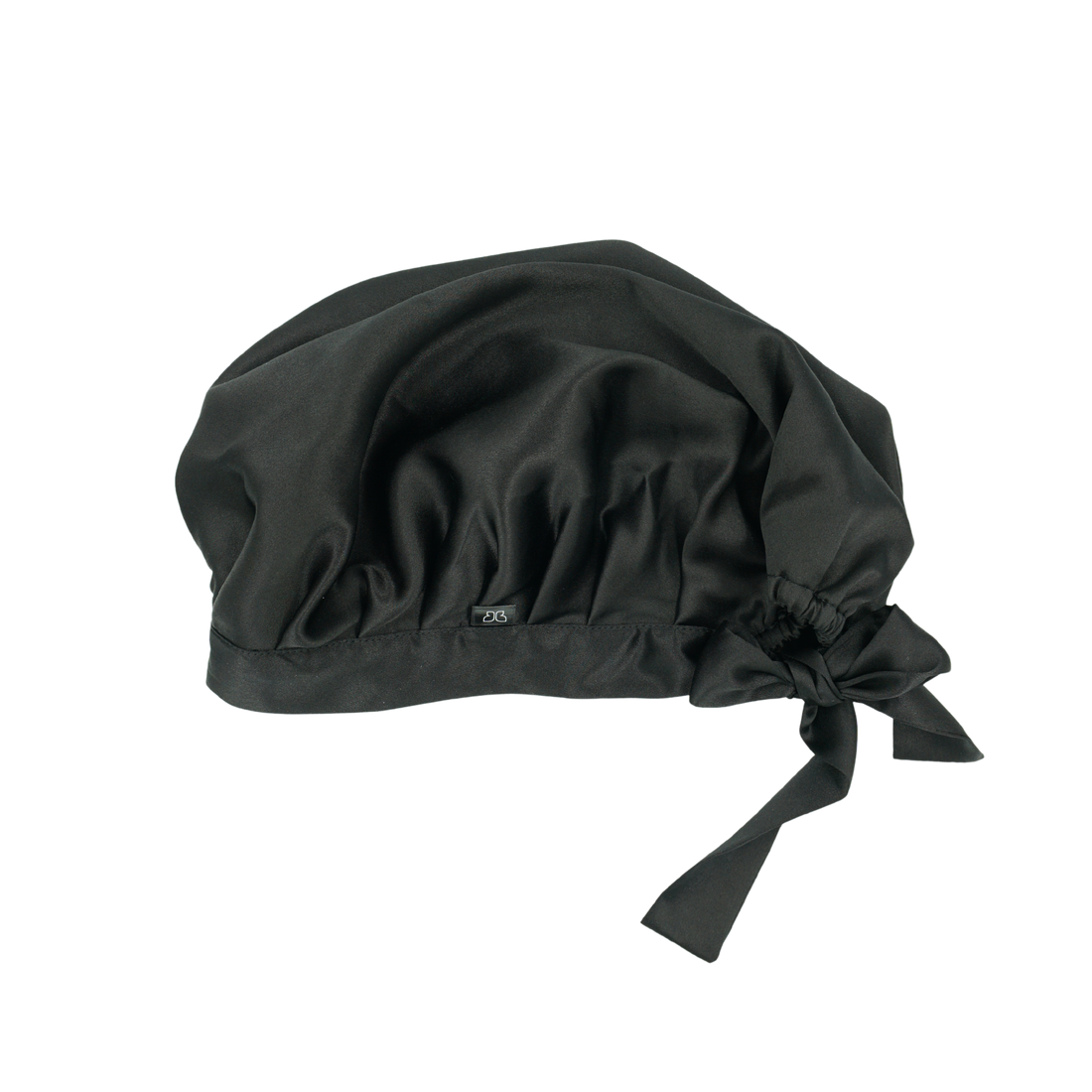 Seidenhaube aus Maulbeerseide in seitlicher Ansicht – Silk Couture