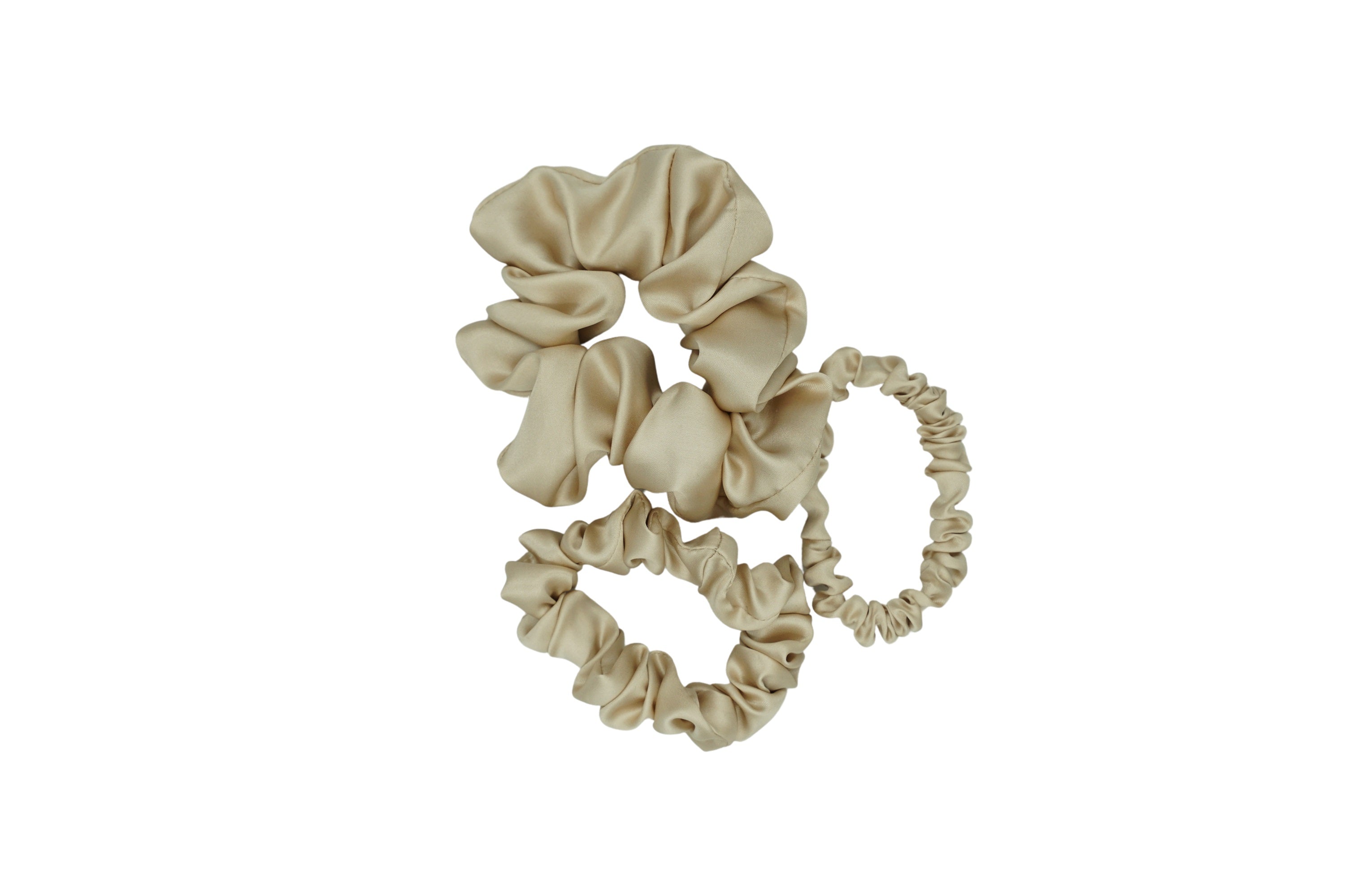 Geschenkidee Maulbeerseiden Haargummis 3er Set alle Größen - Silk Couture