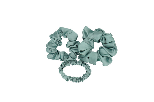 Maulbeerseiden-Haargummis 3er Set alle Größen - Silk Couture