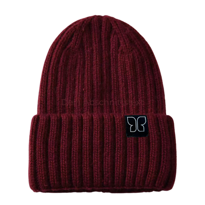 Angora-Woll-Mütze mit Maulbeerseiden-Innenseite