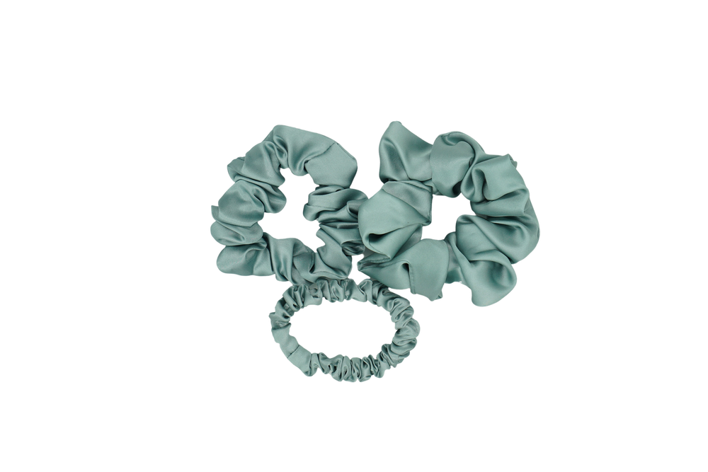 Geschenkidee Maulbeerseiden Haargummis 3er Set alle Größen - Silk Couture