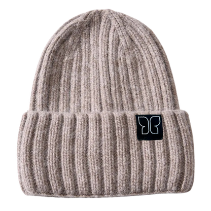 Angora-Woll-Mütze mit Maulbeerseiden-Innenseite