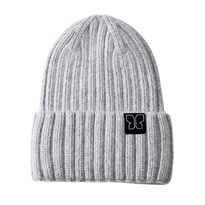 Angora-Woll-Mütze mit Maulbeerseiden-Innenseite