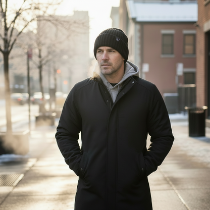 Angora-Woll-Mütze mit Maulbeerseiden-Innenseite