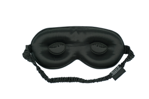 Maulbeerseiden-Schlafbrille in Schwarz