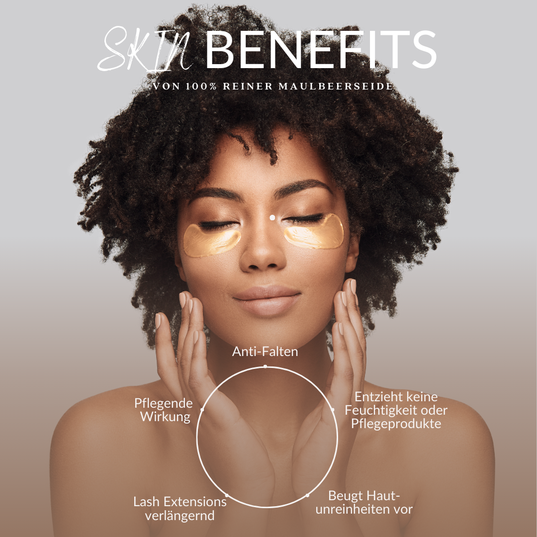 Die Skin Benefits, wenn man auf 100% reiner Maulbeerseide schläft