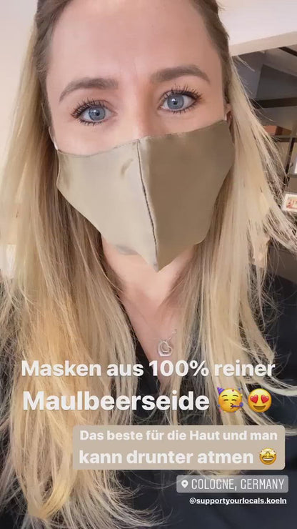 Masques pour le visage la soie / la soie