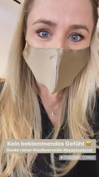 Masques pour le visage la soie / la soie