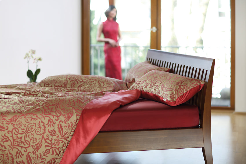 Design Gold Mystery - Bettwäsche aus 100% reiner Maulbeerseide - Silk Couture