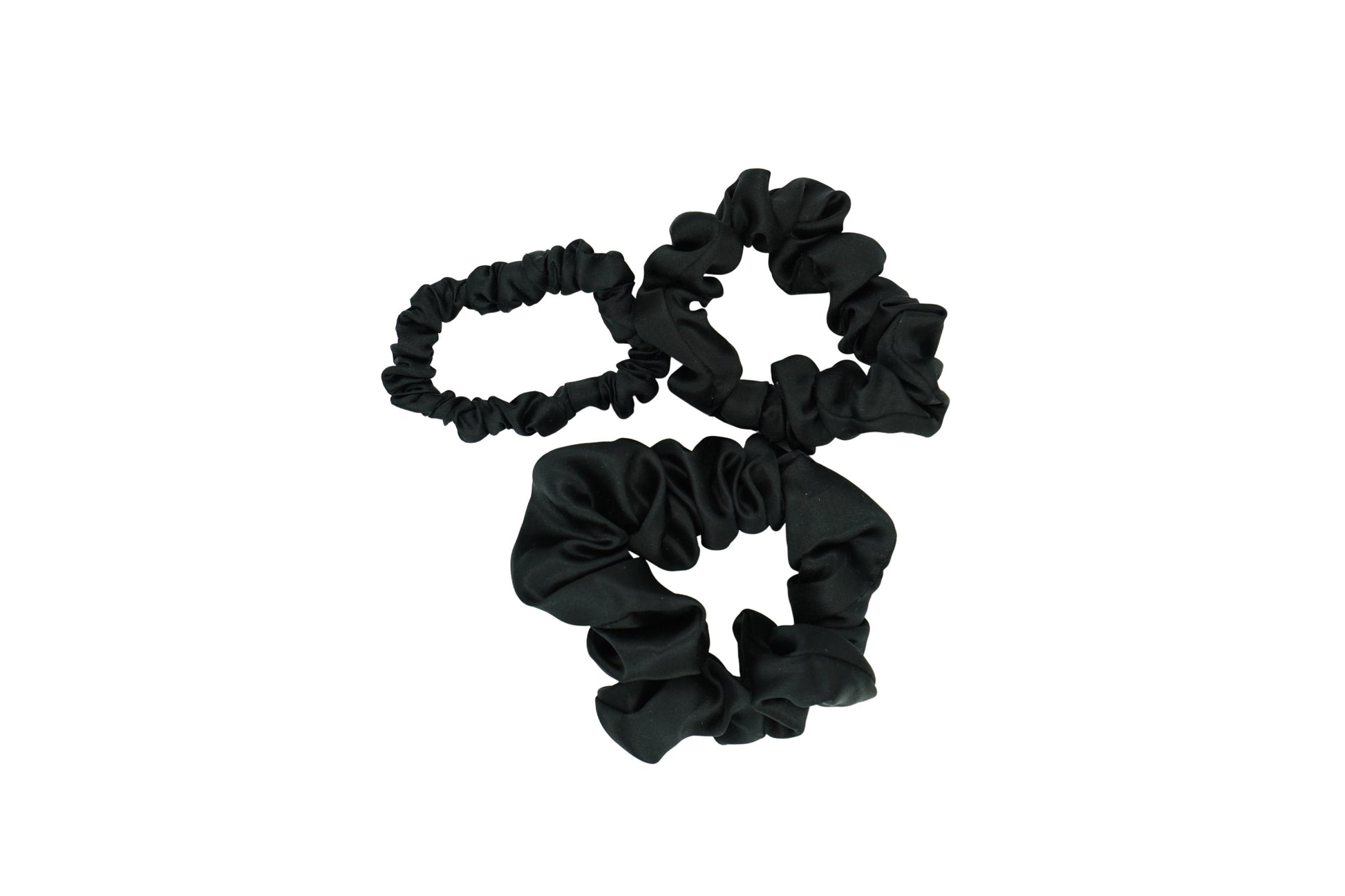 Geschenkidee Maulbeerseiden Haargummis 3er Set alle Größen - Silk Couture