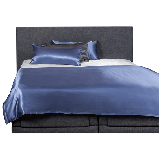 Silk bedclothes Blue