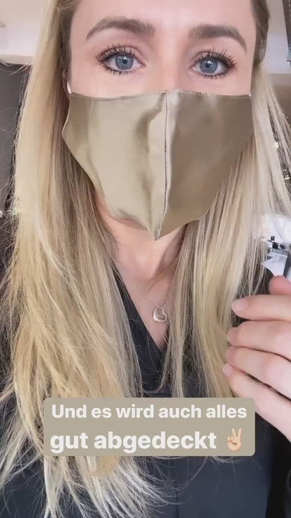 Masques pour le visage la soie / la soie