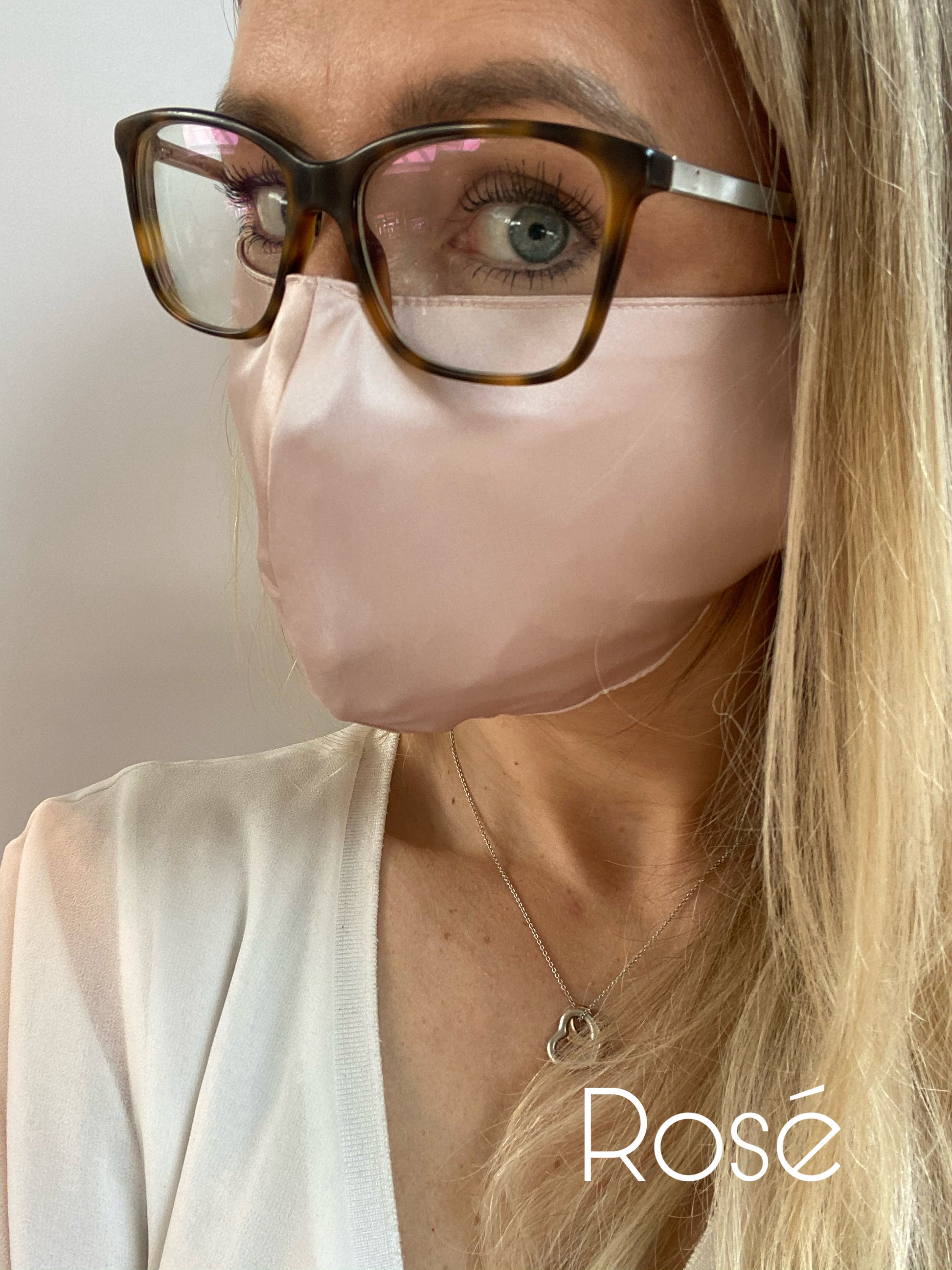 Mund-Nasen-Schutz aus reiner Maulbeerseide - Silk Couture