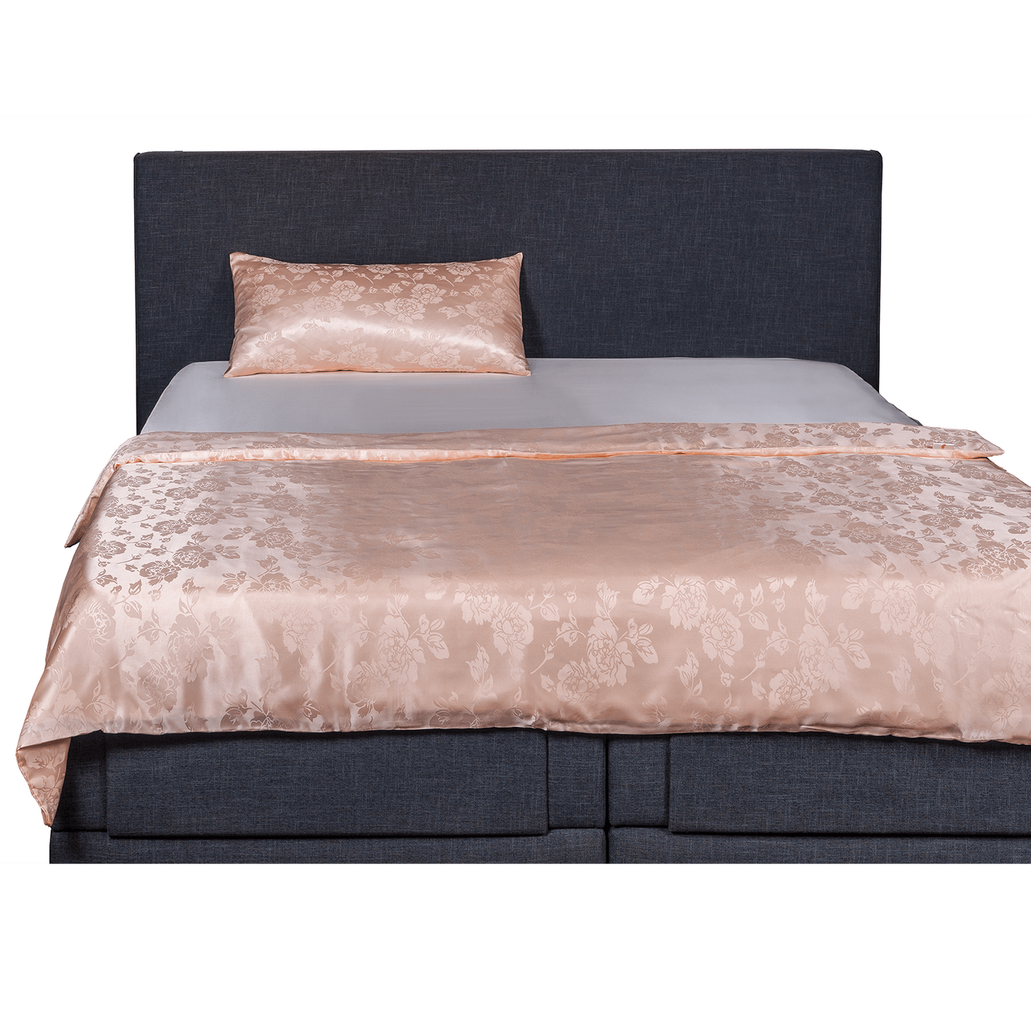 Design Jasmine Pink - Bettwäsche aus 100% reiner Maulbeerseide - Silk Couture